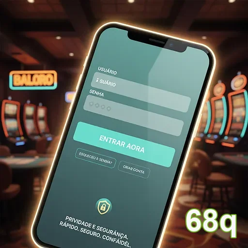 Ilustração de Aproveite bônus e promoções no 68q com saques rápidos